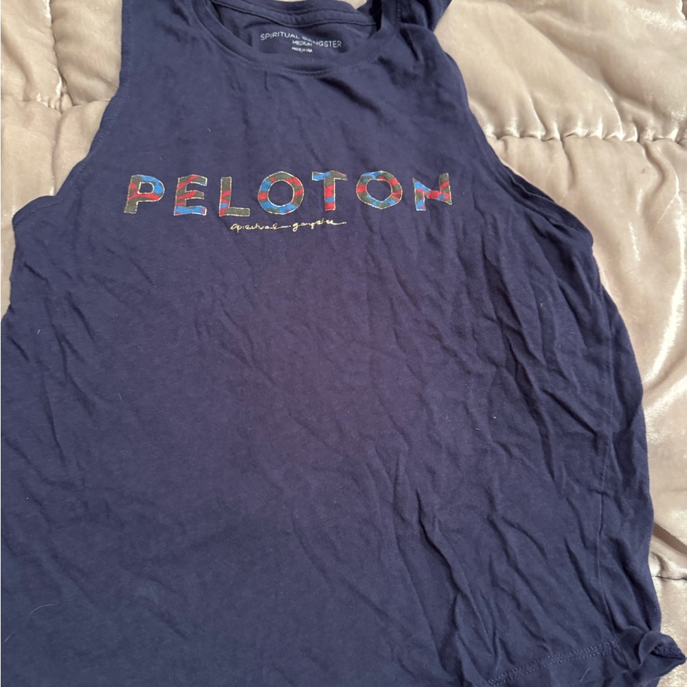 Peloton Navy Tank Top